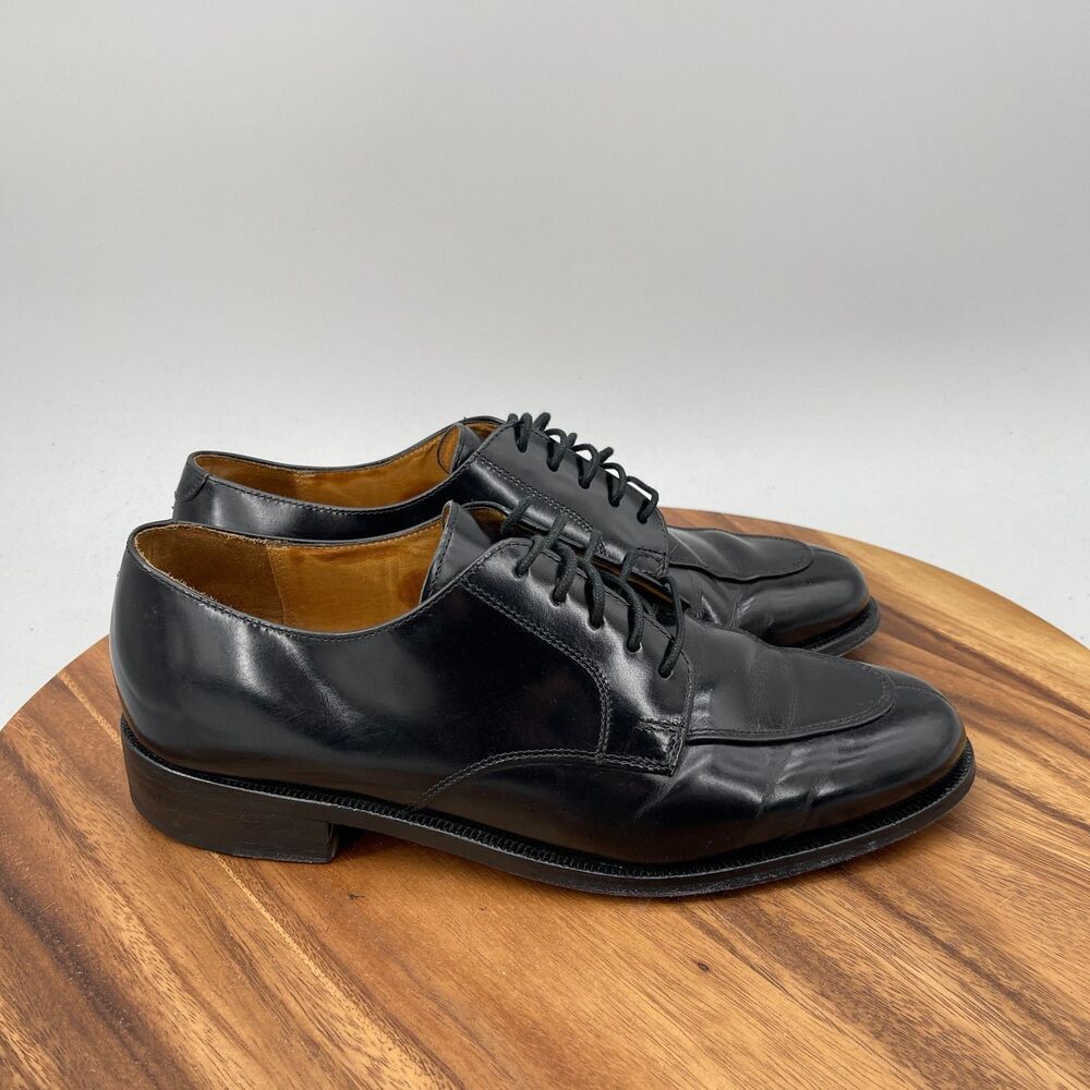 Cole Haan Calhoun Oxfords Mens Size 9 D Black Leather Dress Shoes Split Toe